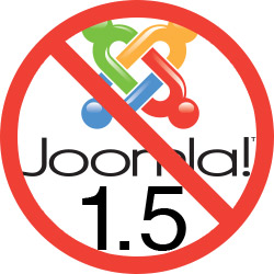 Joomal 1.5 forced update to Joomla 2.5